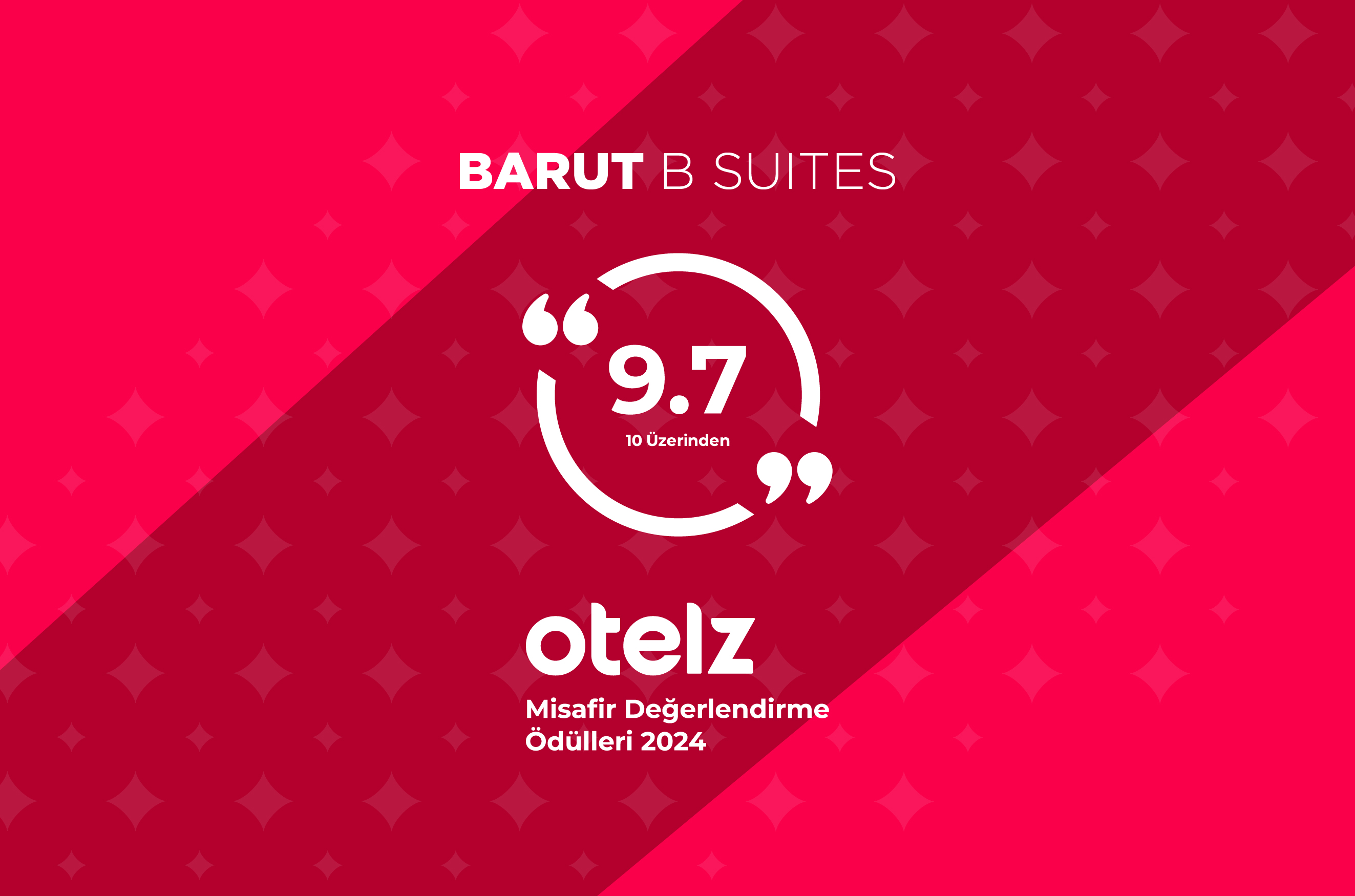 Barut B Suites Otelz Misafir Değerlendirme 2024 Ödülünü Aldı