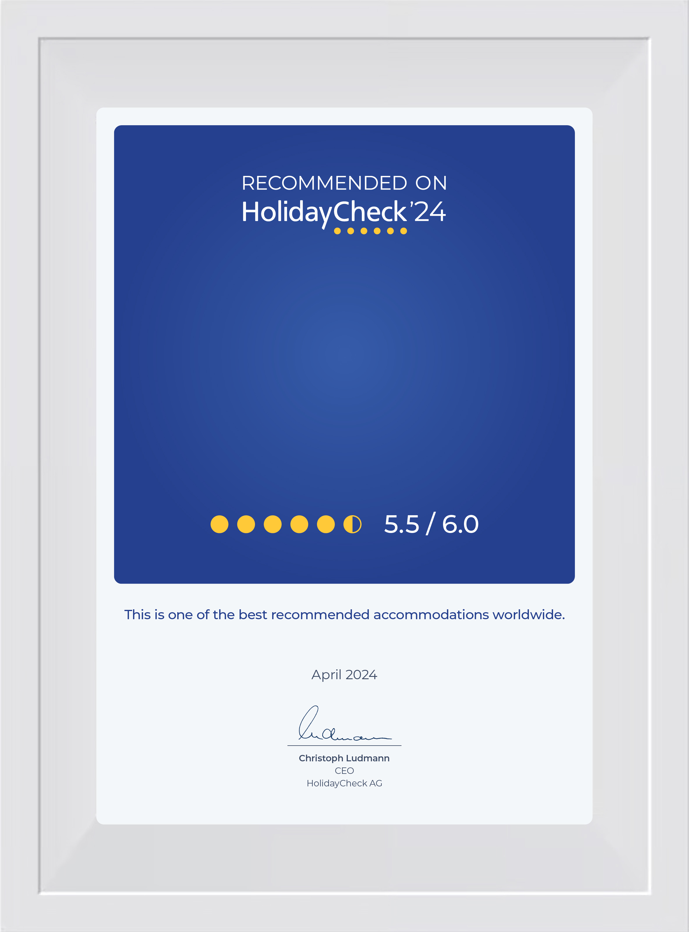 HolidayCheck - One of the Best Recommended Hotels Worldwide 2024