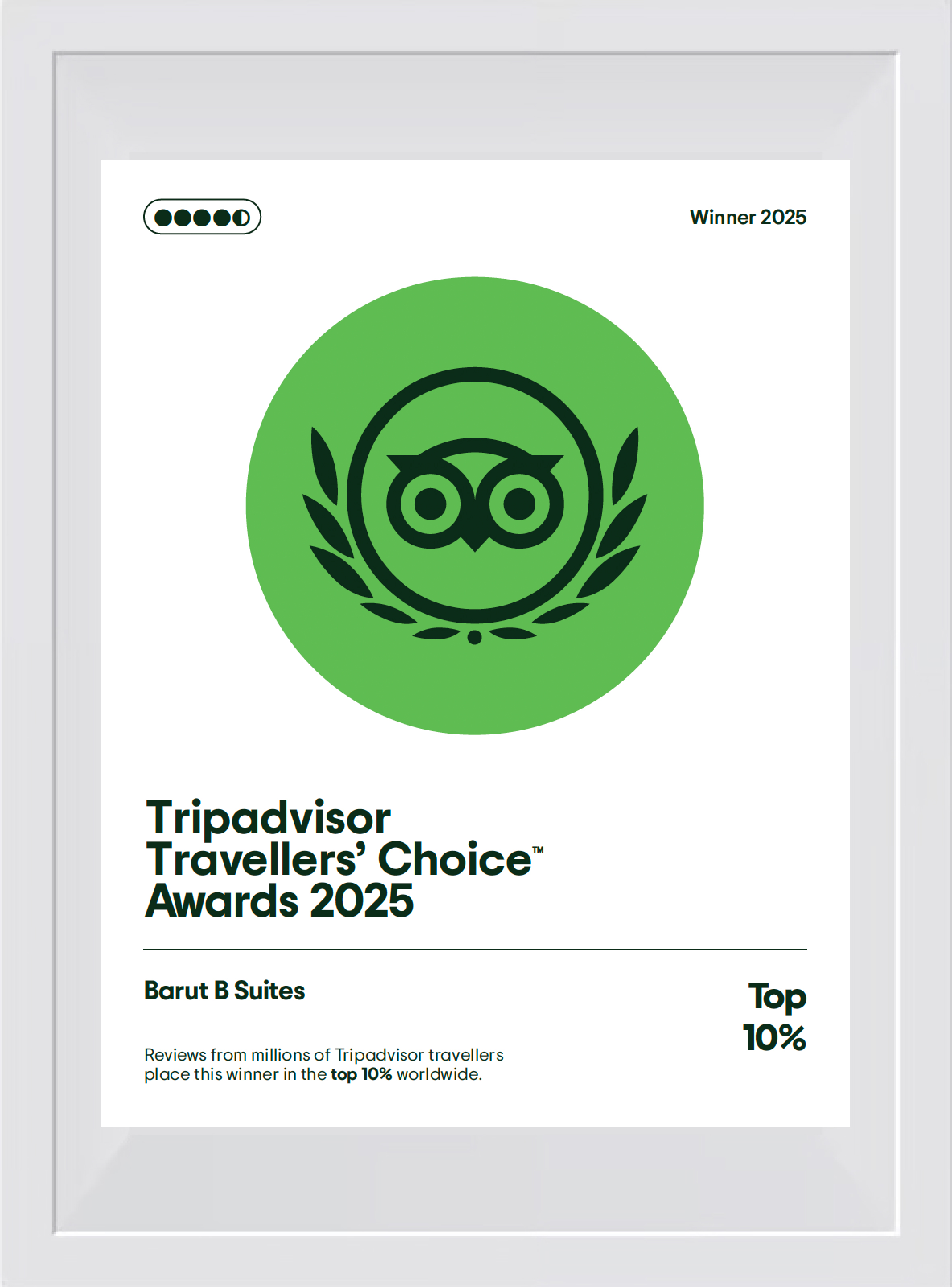 Tripadvisor Traveller's Choice Awards 2025