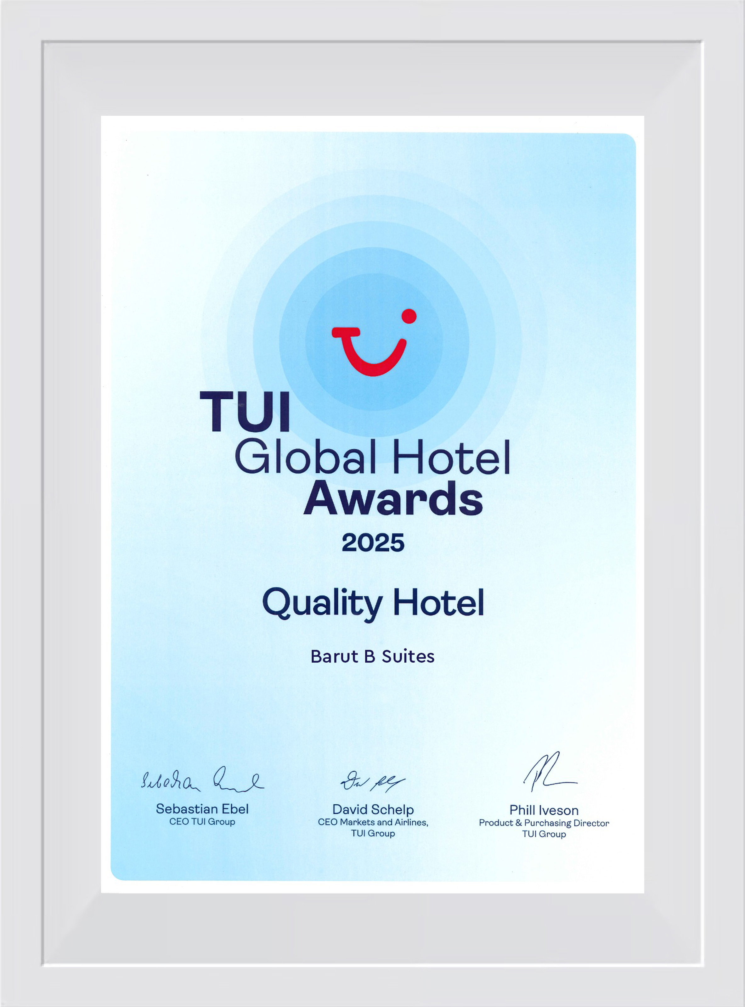 TUI Global Hotel Awards 2025 - Quality Hotel