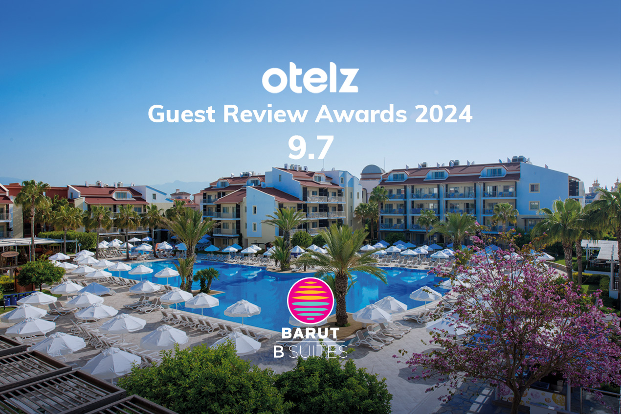 Отель Barut B Suites получил награду Otelz Guest Review Awards 2024